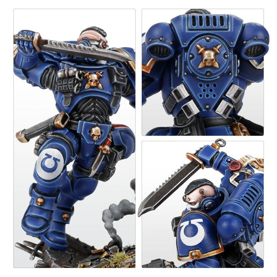 Warhammer 40,000 | Space Marines | Primaris Lieutenant in Reiver Armour | Plastic Character Blister