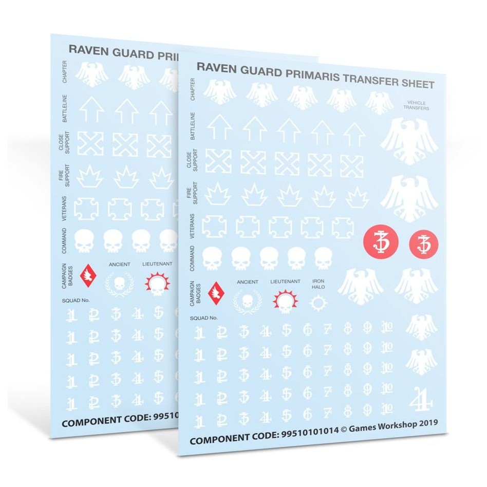 Warhammer 40,000 | Space Marines | Raven Guard | Upgrades and Transfers | Plastic Upgrade Box