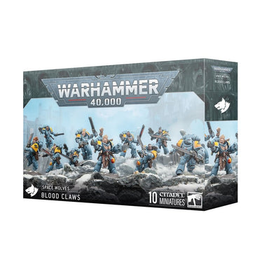 Warhammer 40,000 | Space Marines | Space Wolves | Blood Claws | Plastic Unit Box