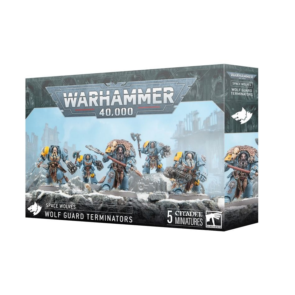 Warhammer 40,000 | Space Marines | Space Wolves | Wolf Guard Terminators | Plastic Unit Box