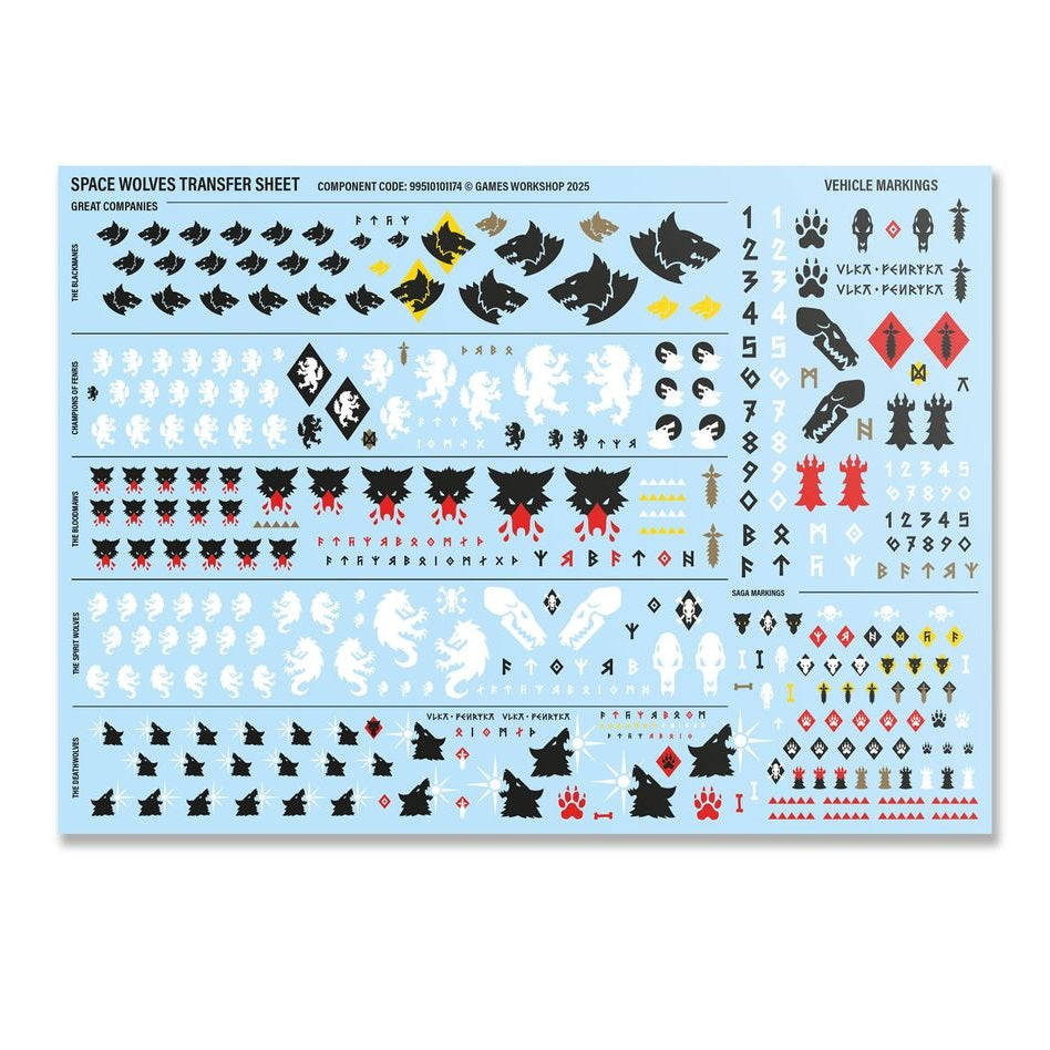 Warhammer 40,000 | Space Marines | Space Wolves | Wolf Guard Terminators | Plastic Unit Box