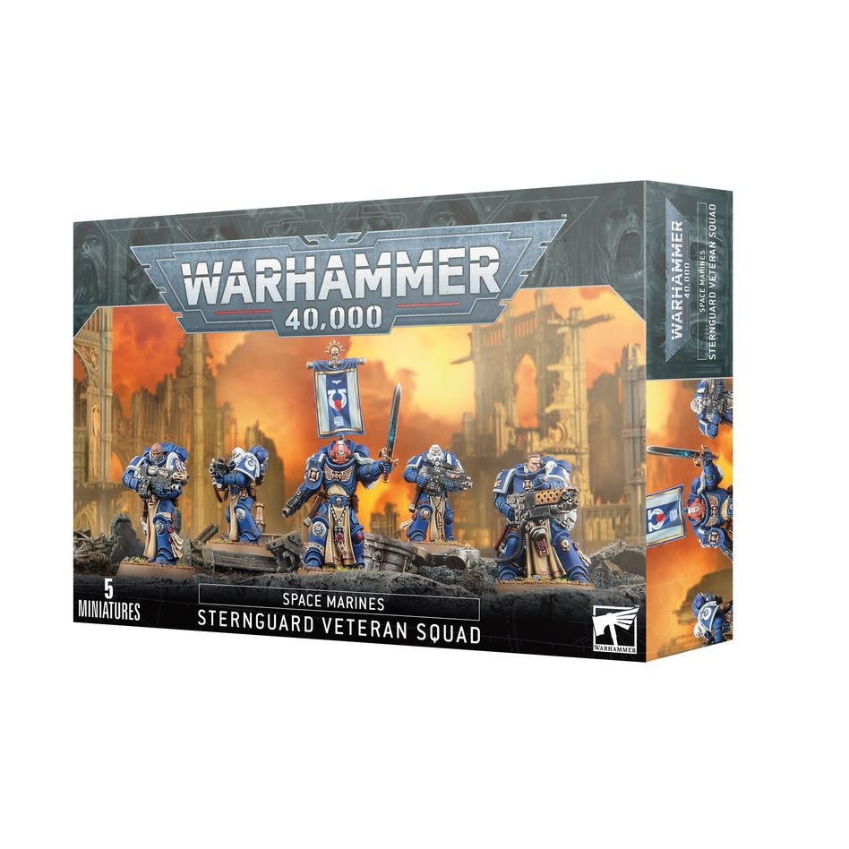 Warhammer 40,000 | Space Marines | Sternguard Veteran Squad | Plastic Unit Box