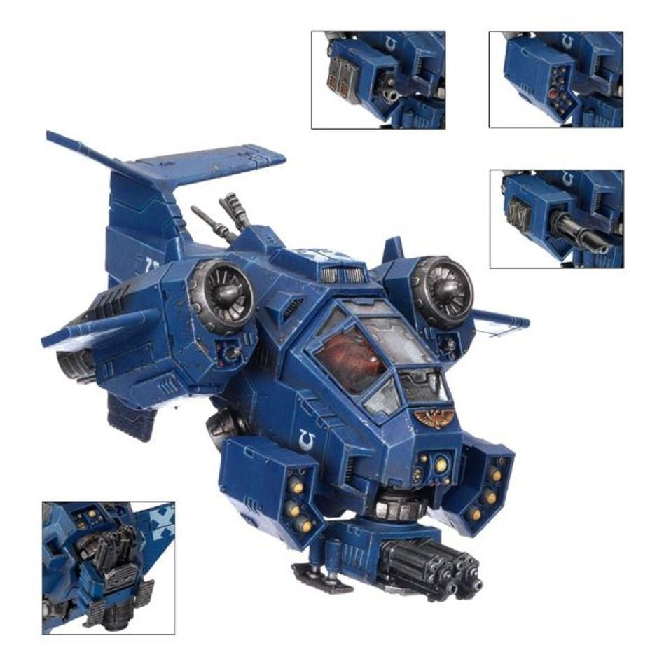 Warhammer 40,000 | Space Marines | Stormhawk Interceptor | Plastic Unit Box