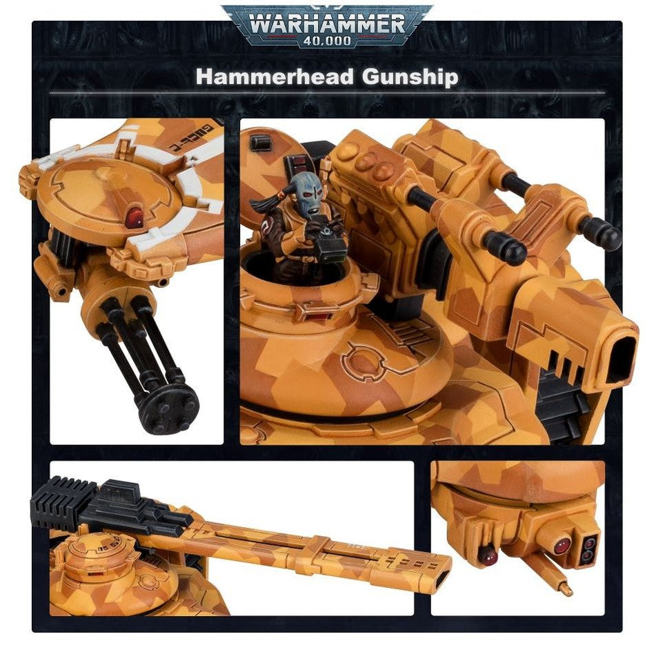 Warhammer 40,000 | T'au Empire | Hammerhead Gunship | Plastic Unit Box