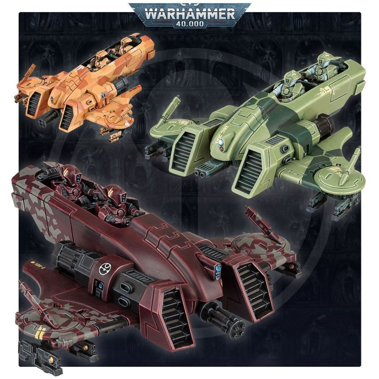Warhammer 40,000 | T'au Empire | Piranha | Plastic Vehicle Box