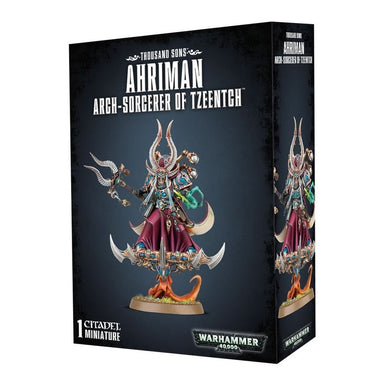 Warhammer 40,000 | Thousand Sons | Ahriman Arch Sorcerer of Tzeentch | Plastic Unit Box
