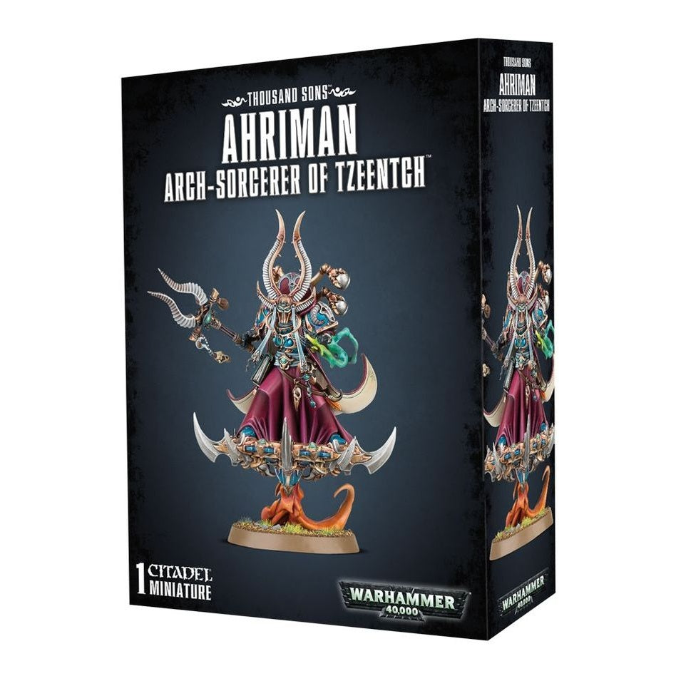Warhammer 40,000 | Thousand Sons | Ahriman Arch Sorcerer of Tzeentch | Plastic Unit Box