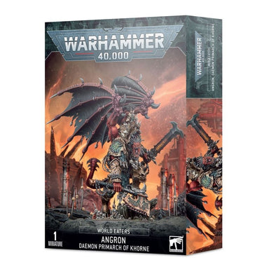 Warhammer 40,000 | World Eaters | Angron, Daemon Primarch of Khorne | Plastic Unit Box