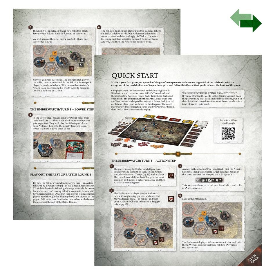 Warhammer Underworlds | Embergard Starter Set | 2 Player Plastic Starter Box