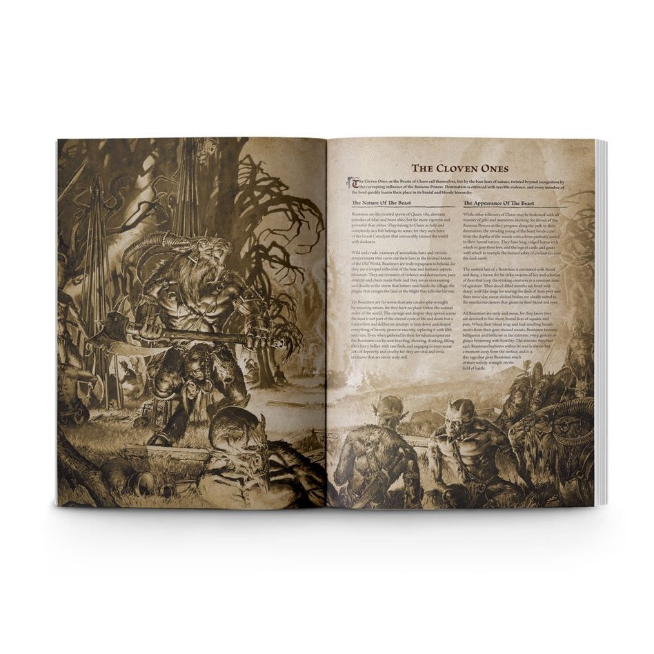 Warhammer the Old World | Arcane Journal | Beastmen Brayherds | Softback Sourcebook