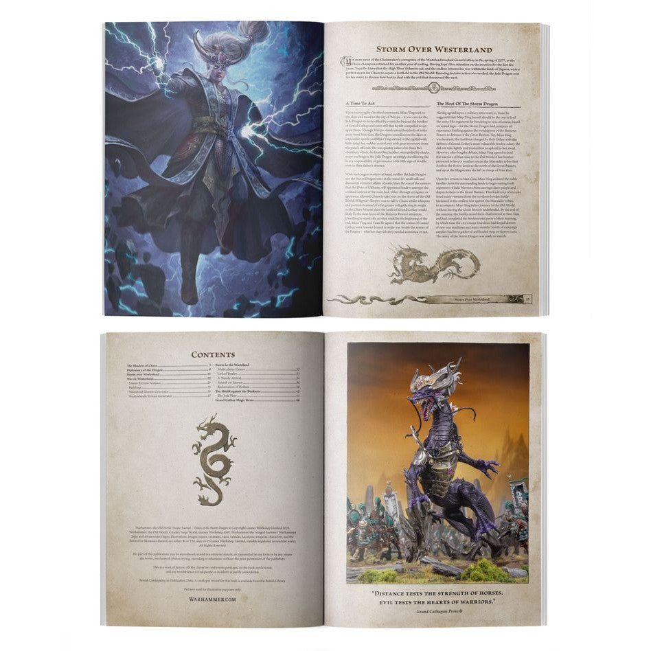 Warhammer the Old World | Arcane Journal | Dawn of the Storm Dragon | Softback Sourcebook