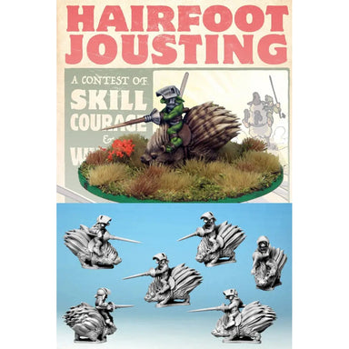 Wartnose Jousting | Wartnose Jouster Riding a Porcupine | 28mm Metal Blister Pack