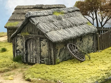 Renedra | Building Wattle And Daub Outbuilding | 28mm Plastic Terrain | North Star Games | Miniature Kingdoms