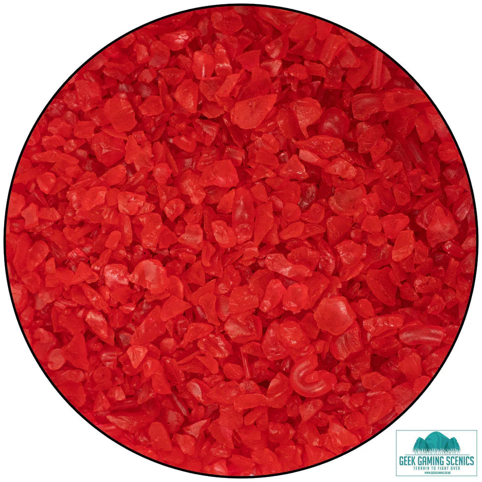 Geek Gaming | Weird Crystals Small Red | Regular Basing Mix