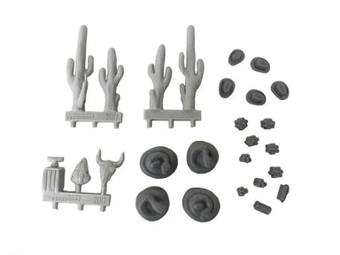 Tabletop Scenics | Wild West Accessories | 28mm Resin Blister Pack