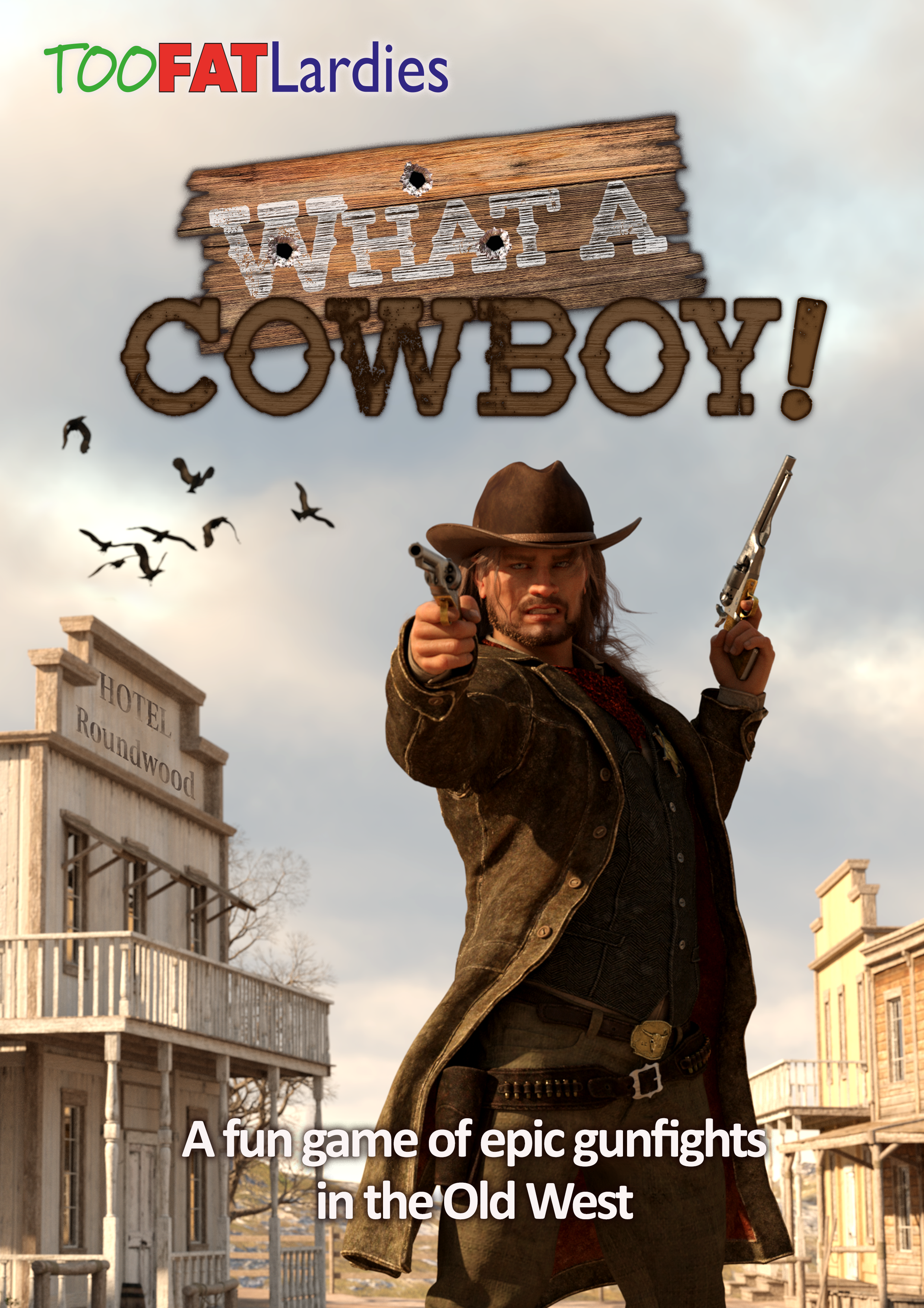 Too Fat Lardies | Rulebook What A Cowboy! Book and Cards | 28mm Softback Book Rulebook