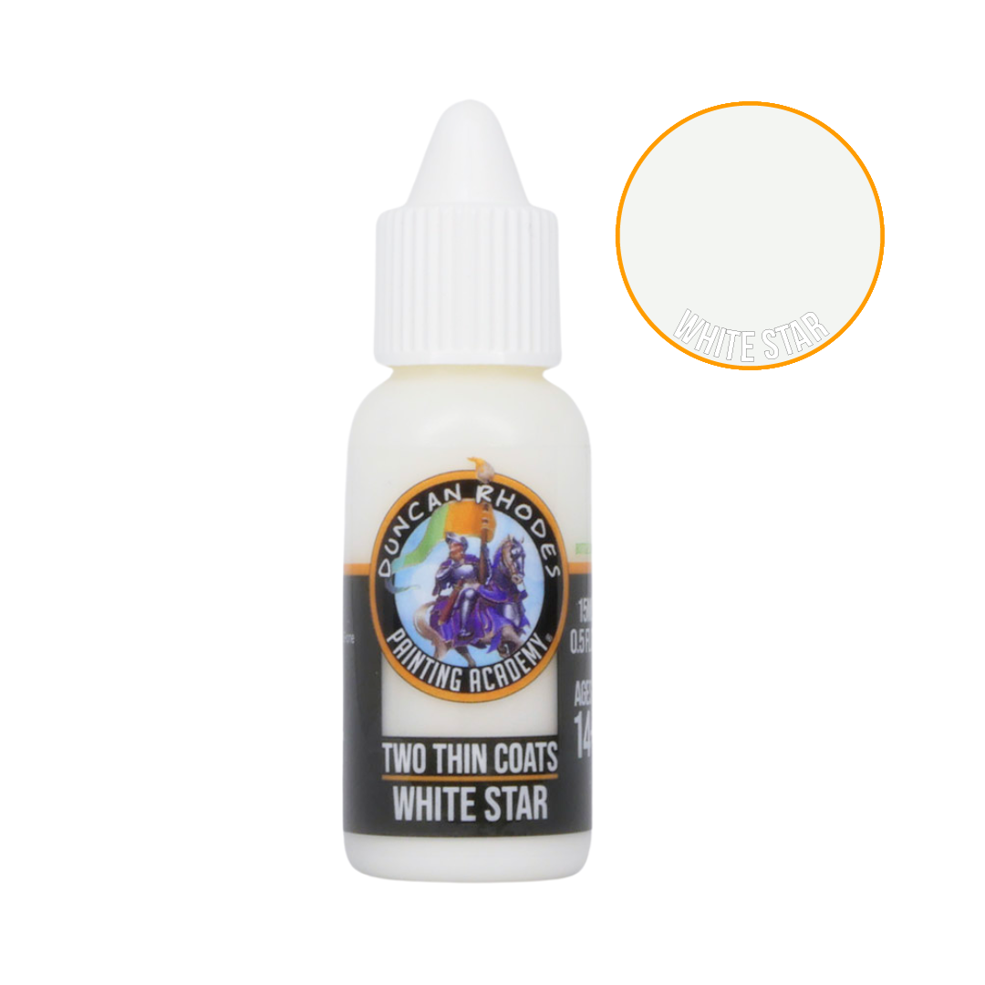 Two Thins Coats | White Star | 15ml Individual Paint