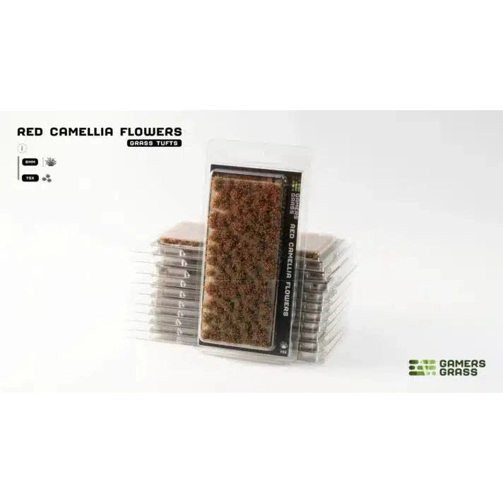 Wild Flowers | Red Camellia Flowers Deep Red | Tufts | GGFS-RC