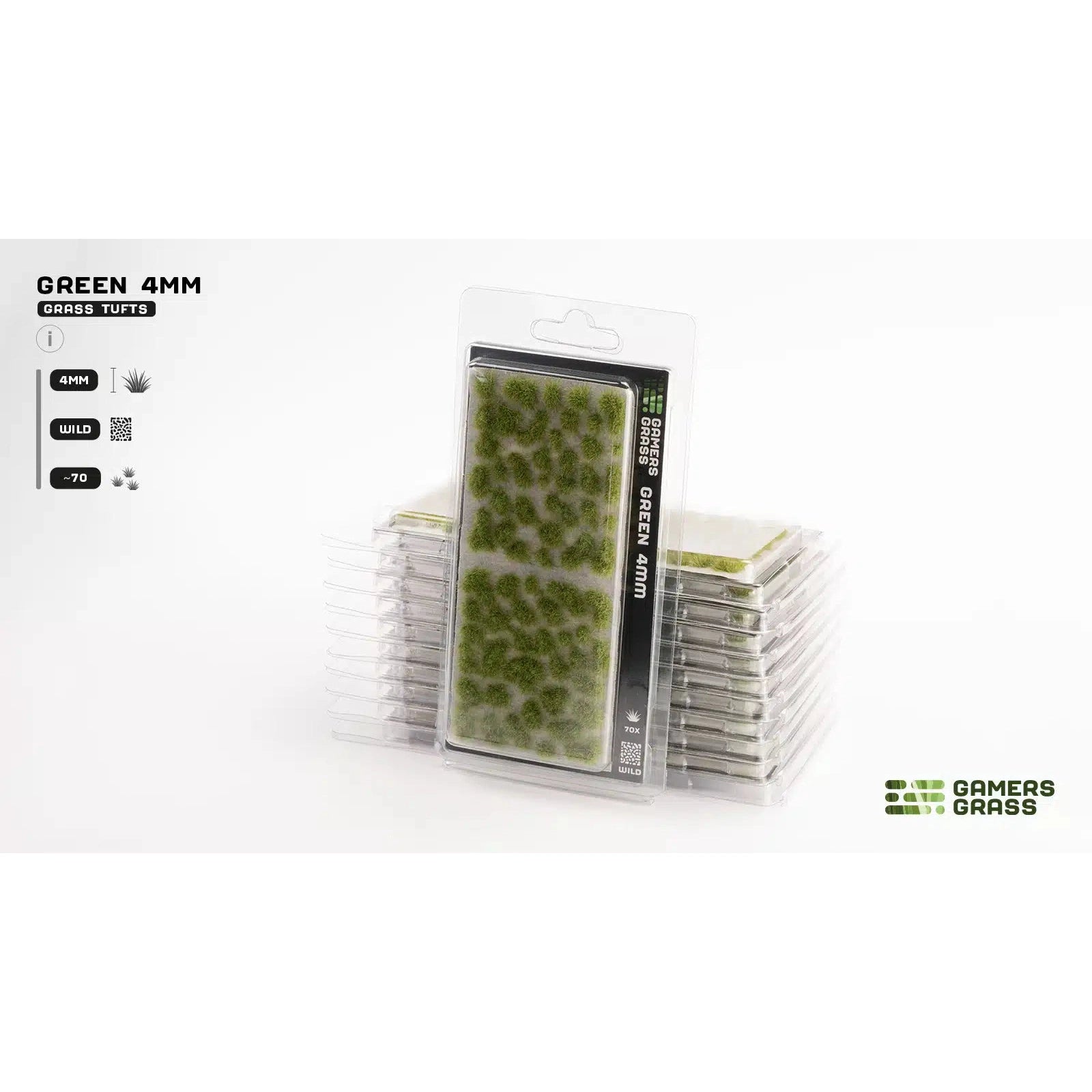 Gamers Grass | Scenics Wild Green Four mm | Basing Tufts