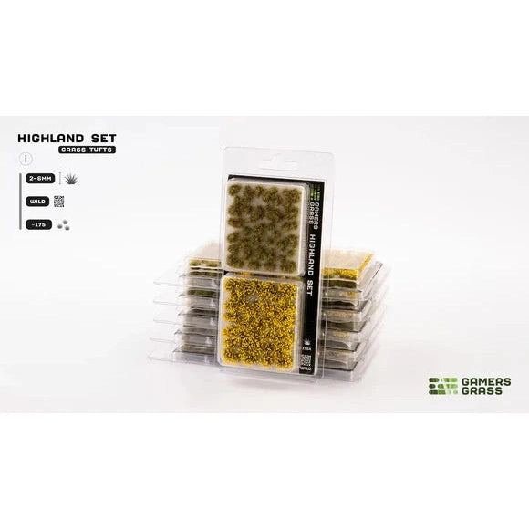 Gamers Grass | Scenics Wild Highland Set | Basing Tufts | GGSET-HL