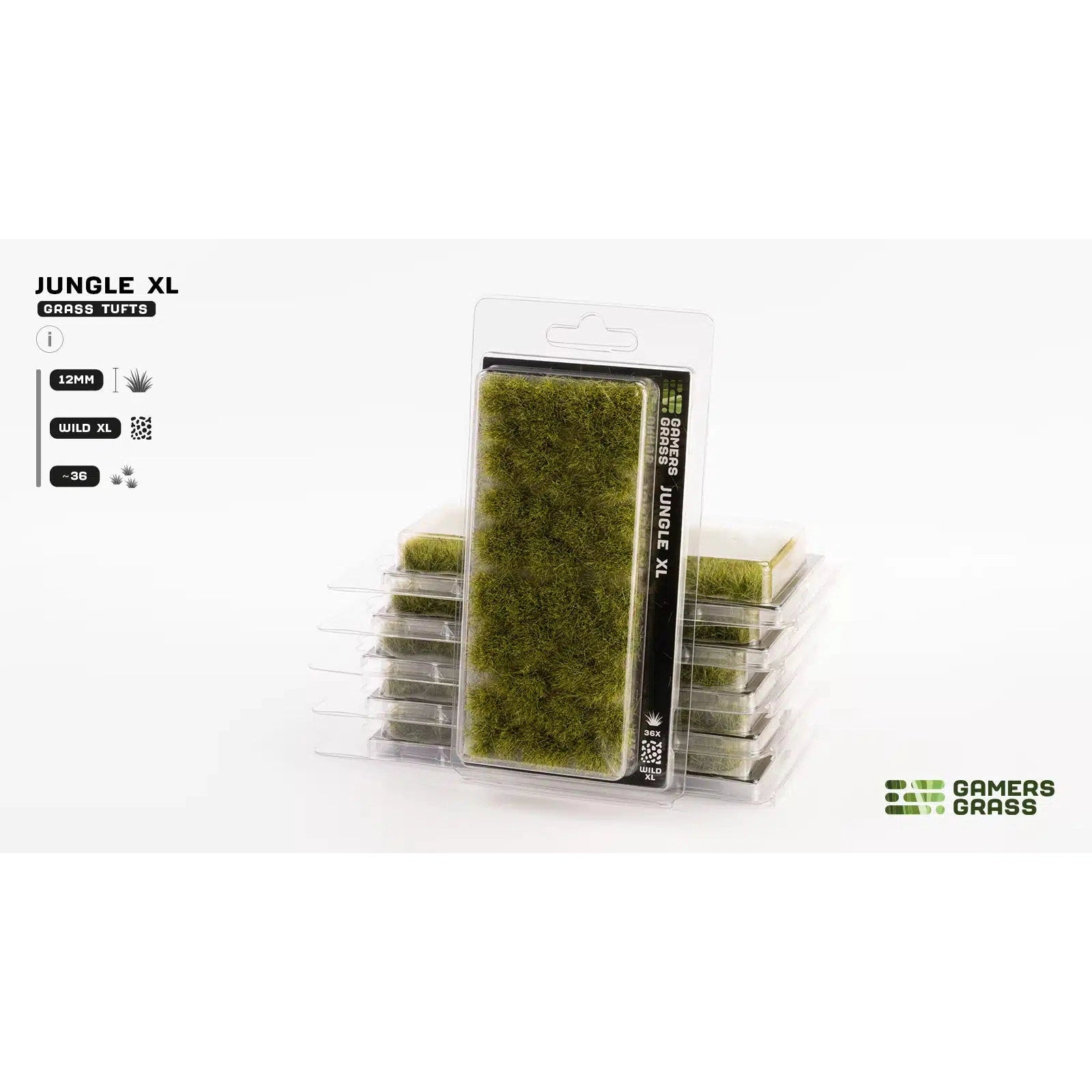 Gamers Grass | Scenics Wild Jungle XL Twelve mm | Basing Tufts | GG12-JU