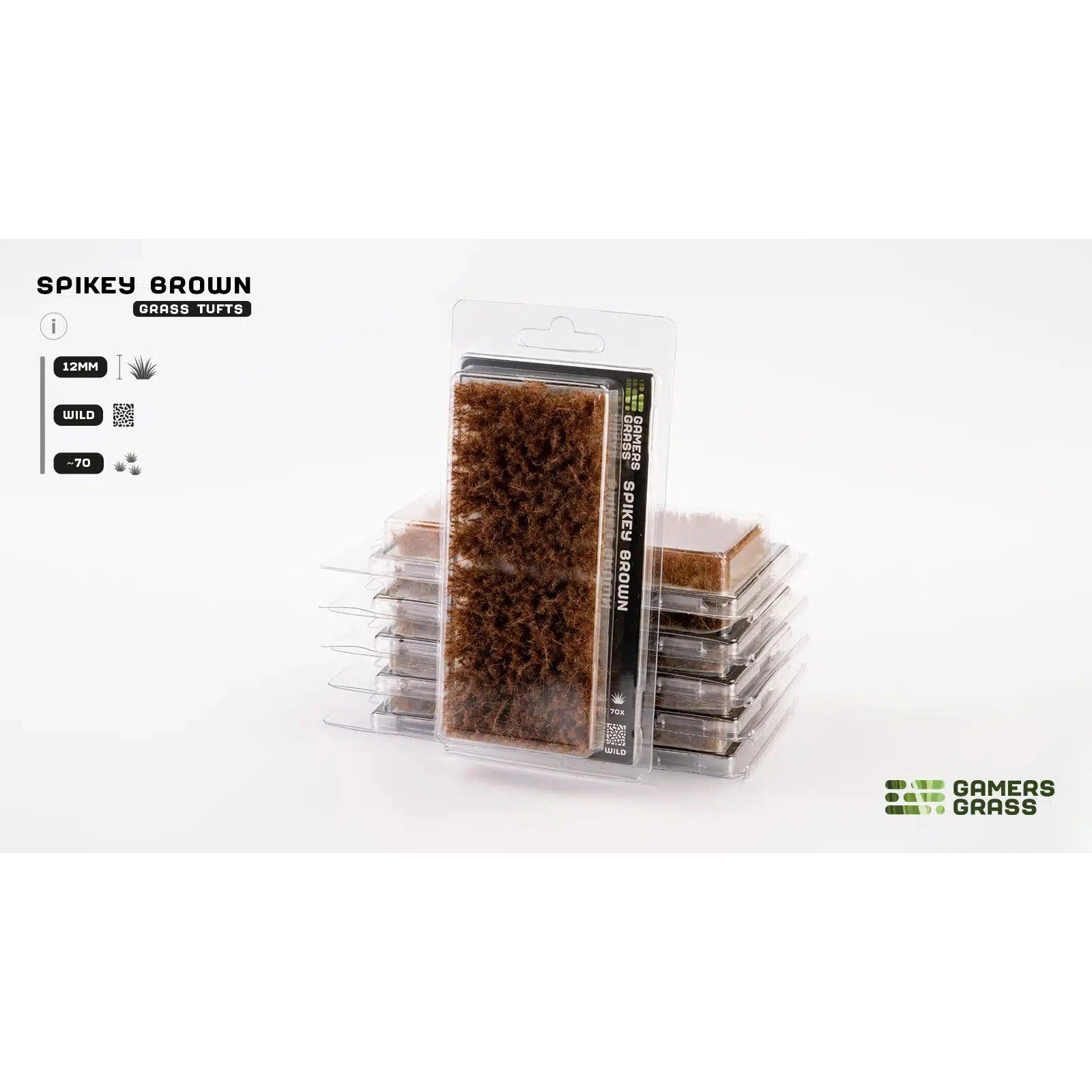 Gamers Grass | Scenics Wild Spikey Twelve mm Brown | Basing Tufts