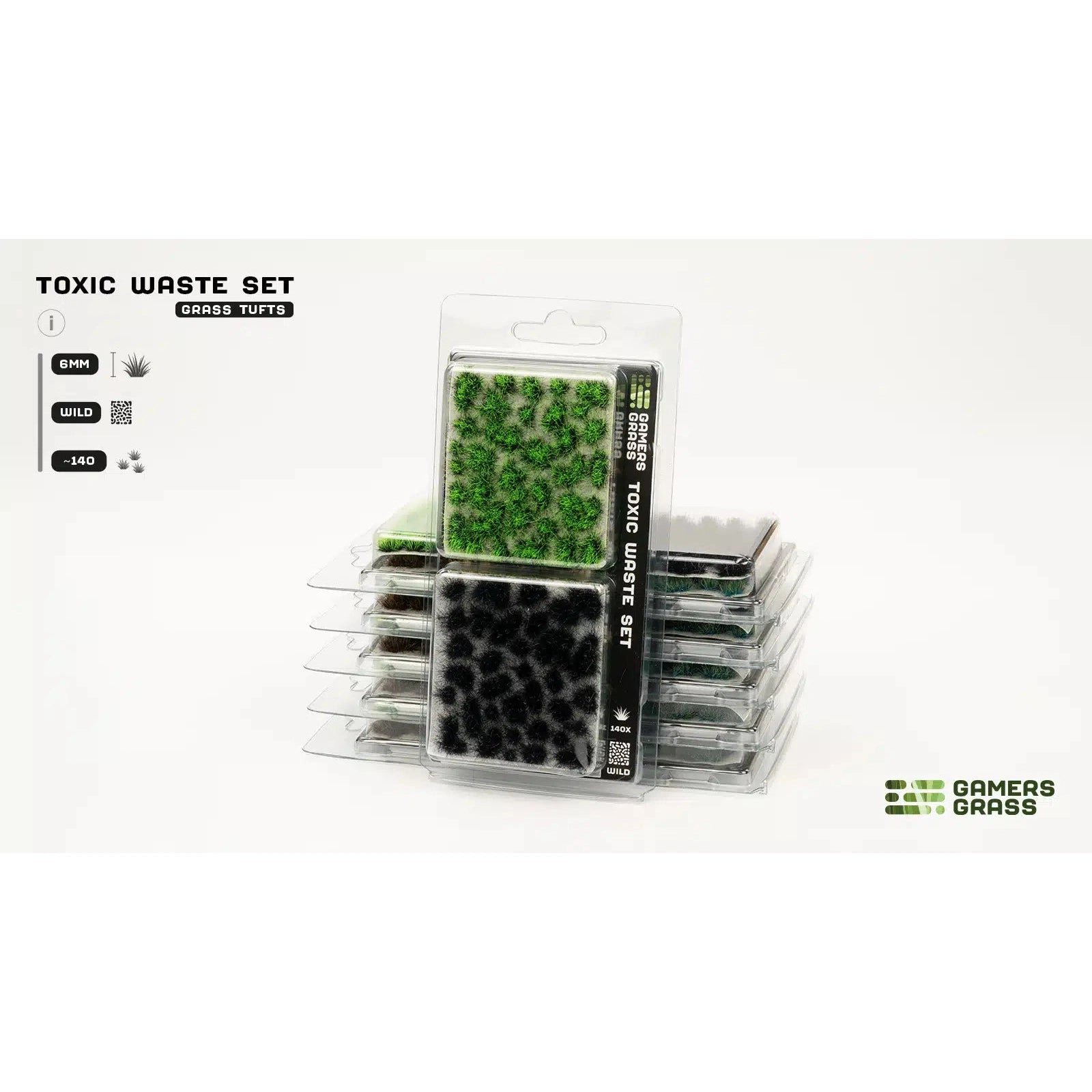 Gamers Grass | Scenics Wild Toxic Waste Set | Basing Tufts | GGSET-TW | North Star Games | Miniature Kingdoms