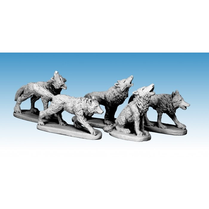 Wolves | 28mm Metal Blister Pack — Miniature Kingdoms LTD