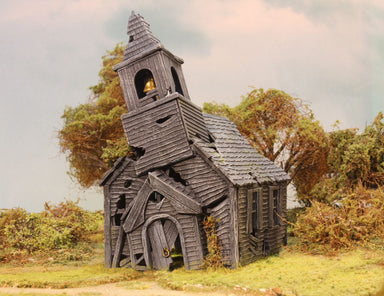 Renedra | Building Ramshackle Church | 28mm Plastic Terrain | North Star Games | Miniature Kingdoms