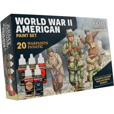 Army Painter | Historical | World War II American 20 Paints | 18ml Paint Set
