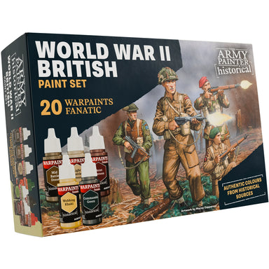 Army Painter | Historical | World War II British 20 Paints | 18ml Paint Set