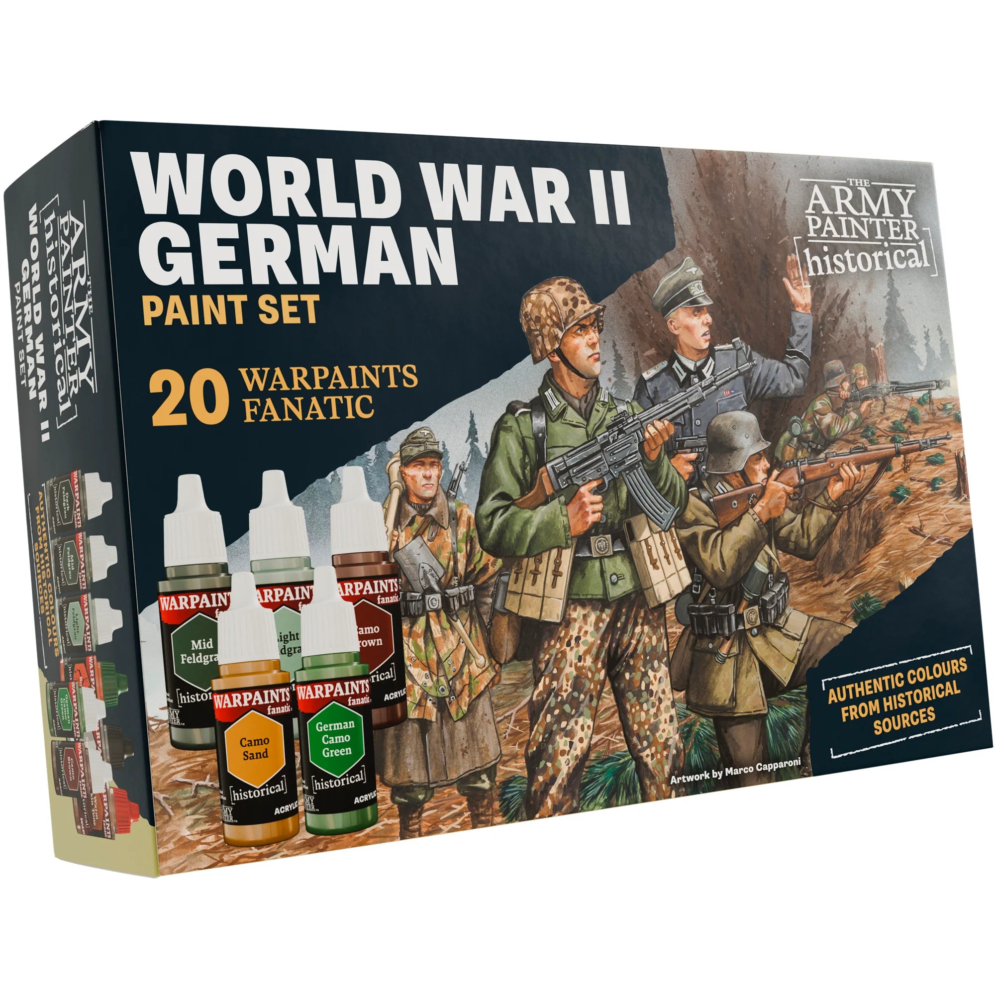 Army Painter | Historical | World War II German 20 Paints | 18ml Paint Set