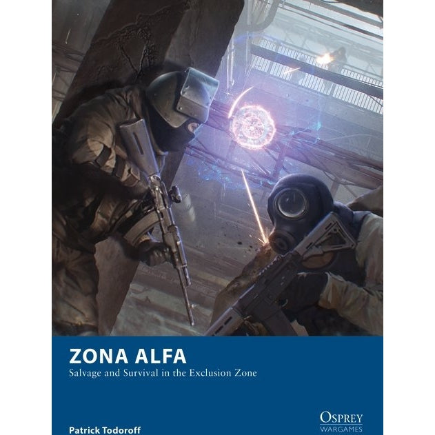 Osprey Blue Book Zona Alpha | Softback Rulebook for 28mm | North Star Games | Miniature Kingdoms