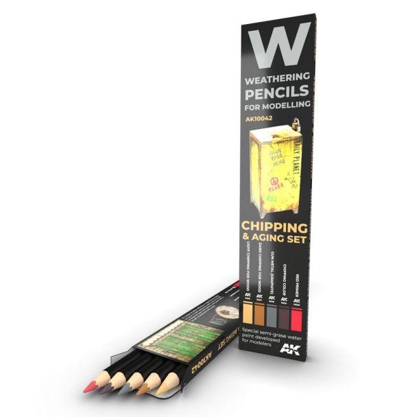 Weathering Pencils Chipping and Aging Set | Pencil Utility