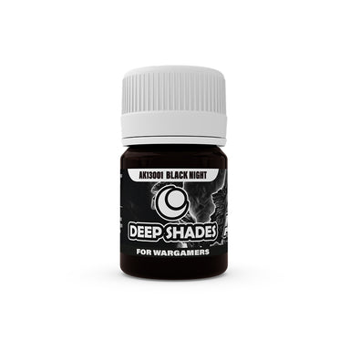 AK Deep Shades | Black Night |AK 13001 | 30ml Wash