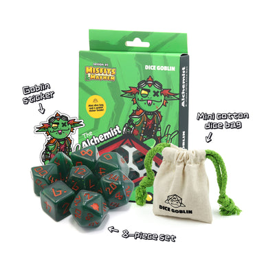 Dice Goblin | The Alchemist | Polyhedral Dice | Dice Goblin | Miniature Kingdoms