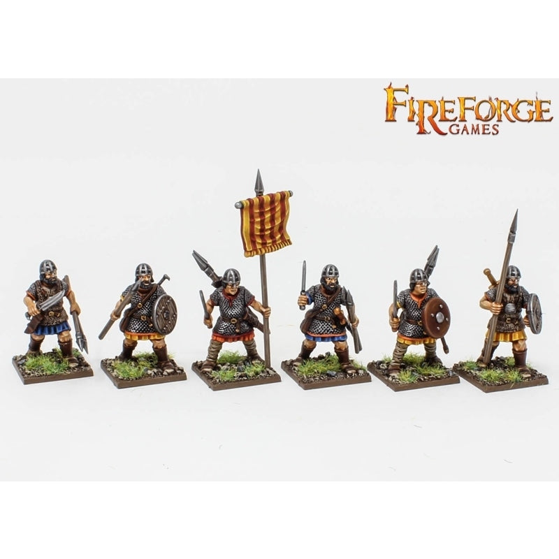 Fireforge | Spanish Almughavars | 28mm Plastic Unit | North Star Games | Miniature Kingdoms