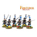 Fireforge | Samurai Wars Ashigaru Warriors | 28mm Plastic Unit | North Star Games | Miniature Kingdoms