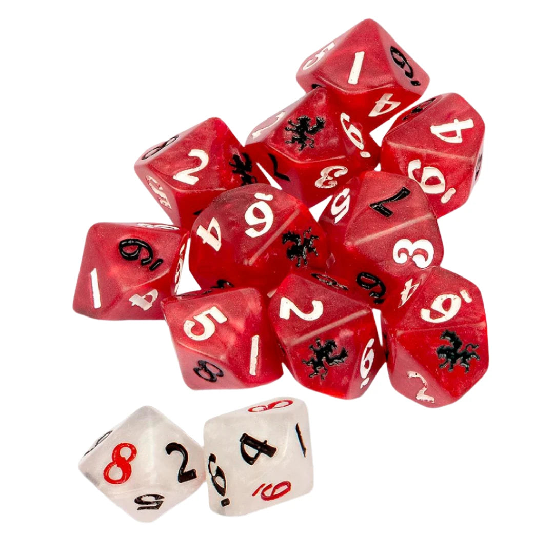 Carnevale | Dice Guild Dice | D6 Dice Blister Pack | TTCombat | Miniature Kingdoms