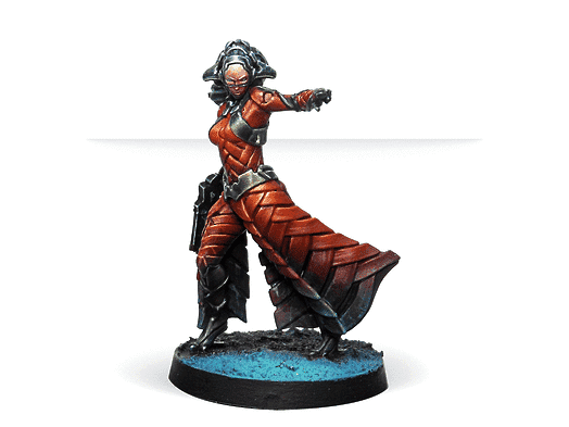 Infinity | Combined Army | Bit and KISS! Hacker | 28mm Metal Blister Pack