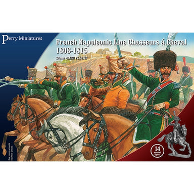 Perry Miniatures | Napoleonic Wars French Chasseurs A Cheval 1808-1815 | 28mm Plastic Unit | North Star Games | Miniature Kingdoms