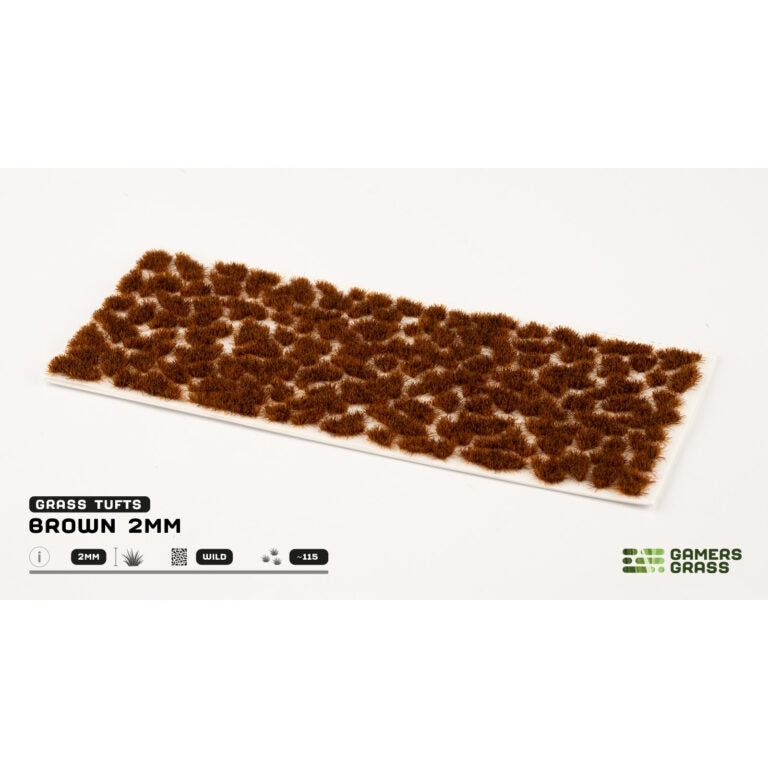 Gamers Grass | Scenics Brown Two mm BR | Basing Tufts | GG2-B