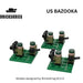 Brickskrieg | US | Bazooka Unit | 1/100 Scale Blocks Bag Pack