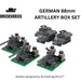 Brickskrieg | German | German 88mm Artillery Box Set | 1/100 Scale Blocks Unit