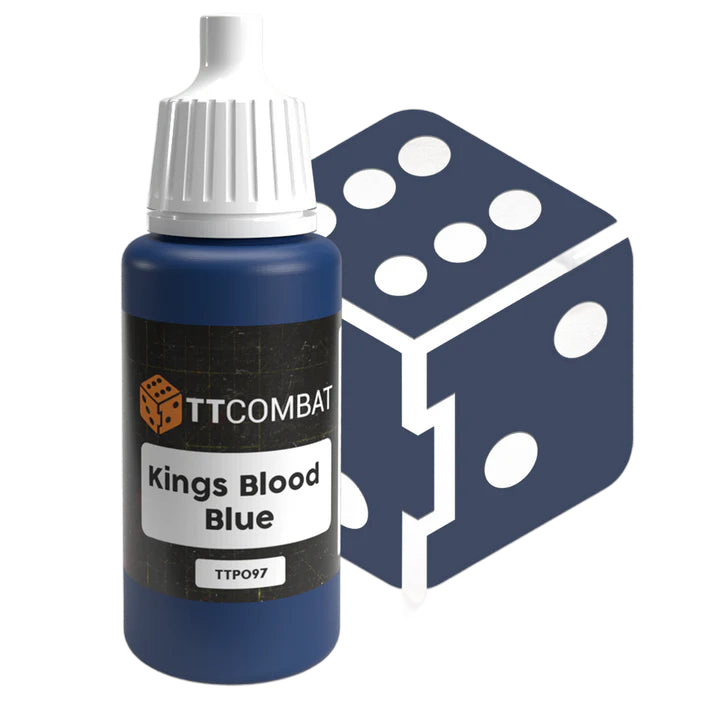 TTCombat | Kings Blood Blue | 17ml Individual Paint | TTCombat | Miniature Kingdoms