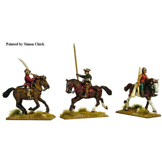 Perry Miniatures | War Of The Roses Light Cavalry 1450-1500 | 28mm Plastic Unit | North Star Games | Miniature Kingdoms