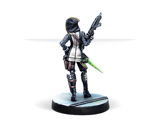 Infinity | Aleph Dart Optimate Huntress | 28mm Metal Blister Pack