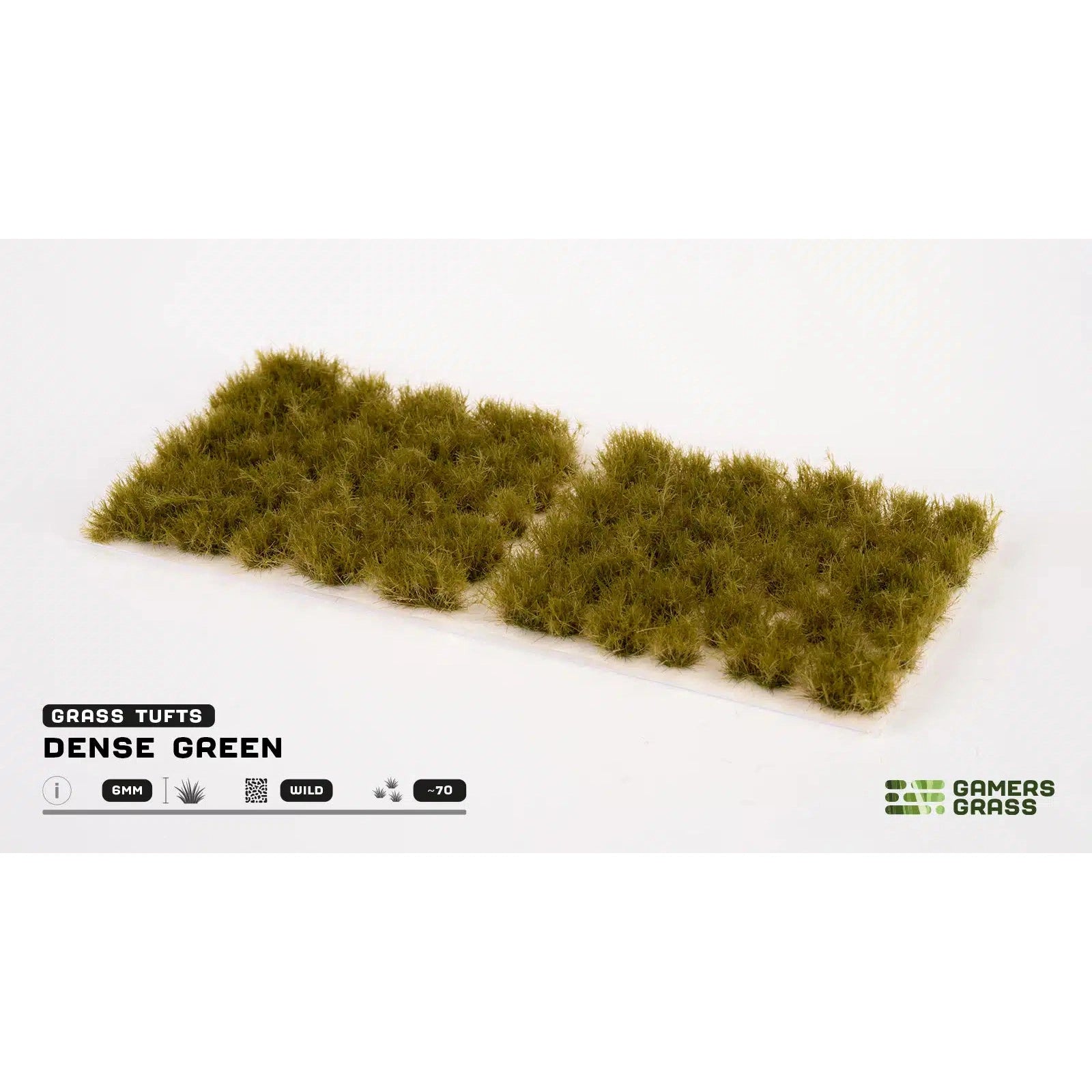 Gamers Grass | Scenics Wild Dense Six mm Green | Basing Tufts | GGD6-DG