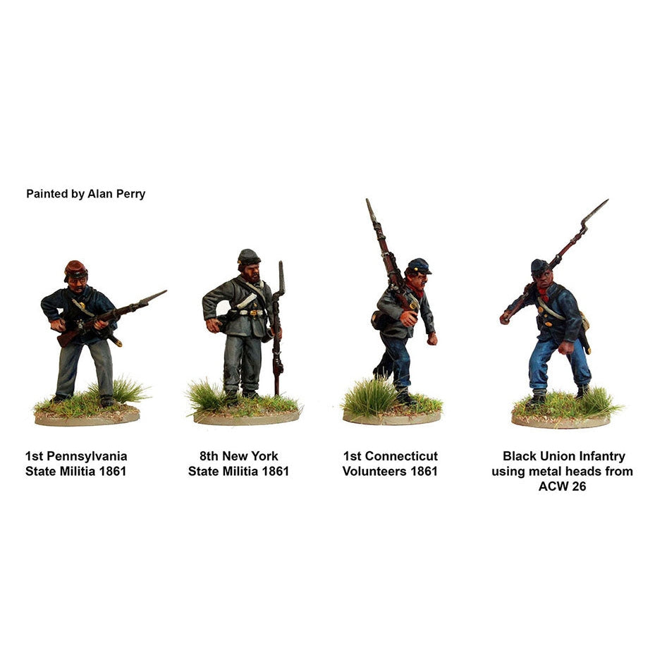 Perry Miniatures | ACW Union Infantry 1861-1865 | 28mm Plastic Unit | North Star Games | Miniature Kingdoms