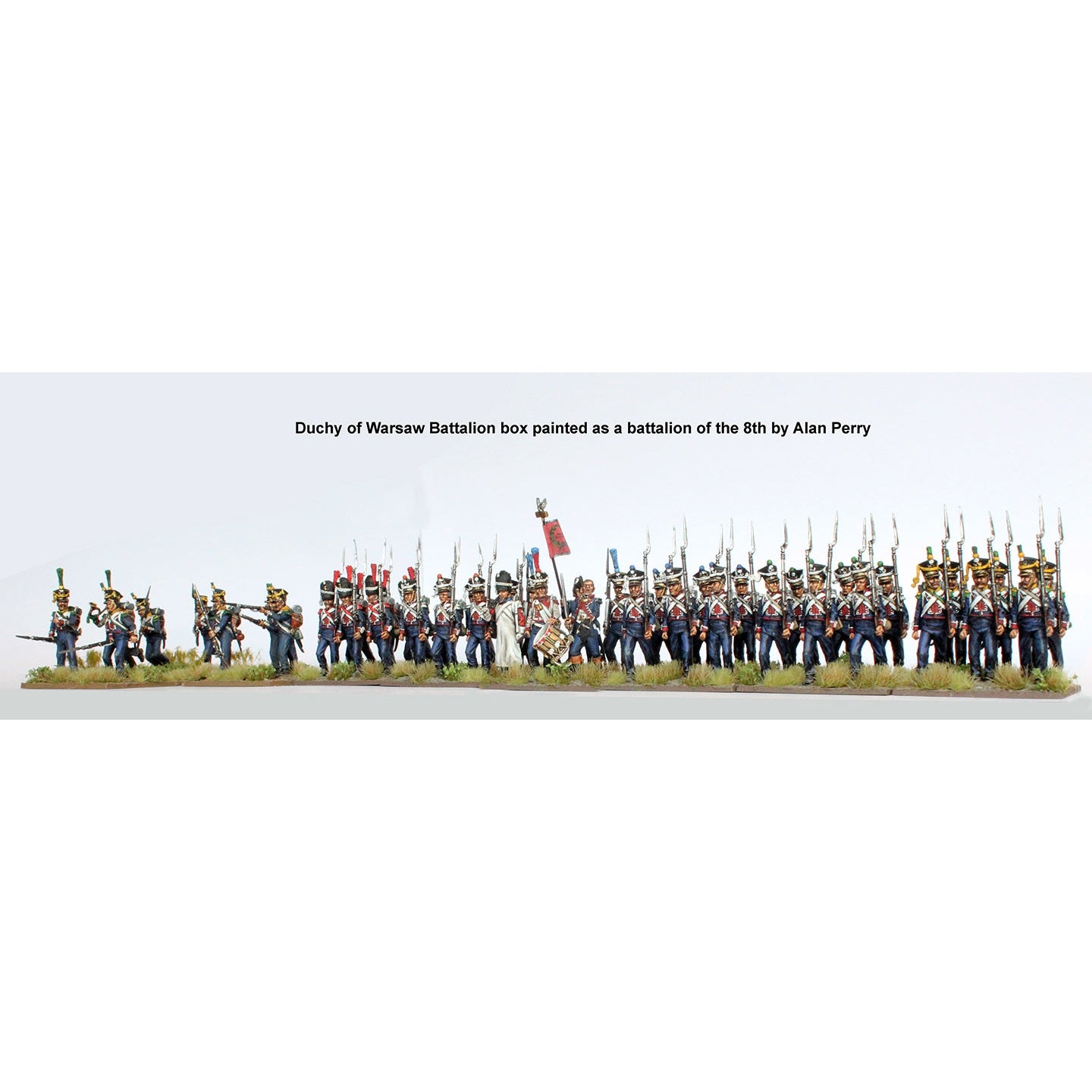 Perry Miniatures | Napoleonic Wars Duchy of Warsaw Infantry Battalion 1807-1814 | 28mm Plastic Unit | North Star Games | Miniature Kingdoms